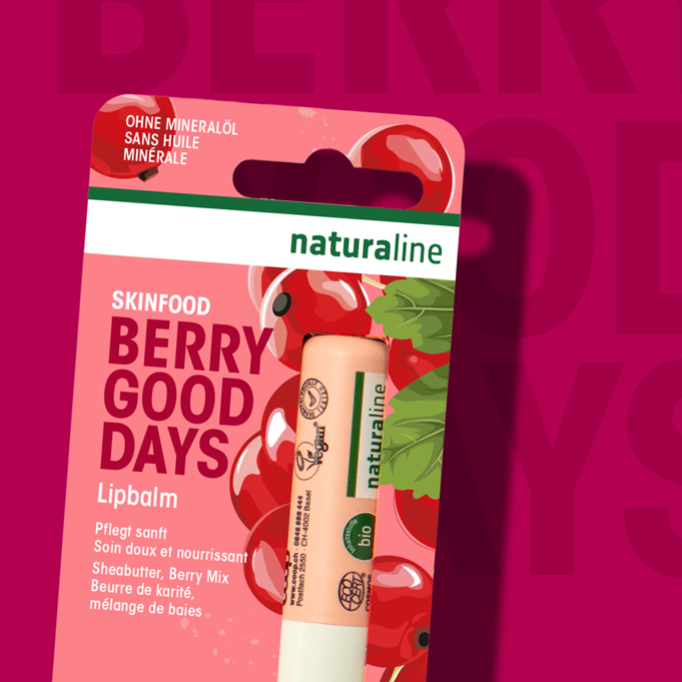 Coop Naturaline Skinfood - packaging branding illustration 