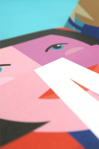 Neujahrskarte Merian Iselin Klinik Basel