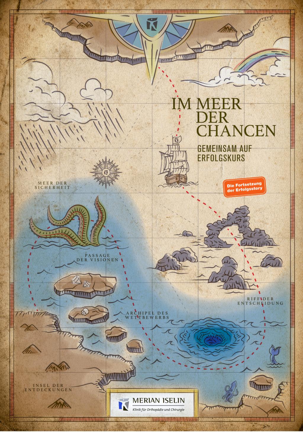 Neujahrskarte 2026 der Merian Iselin Klinik