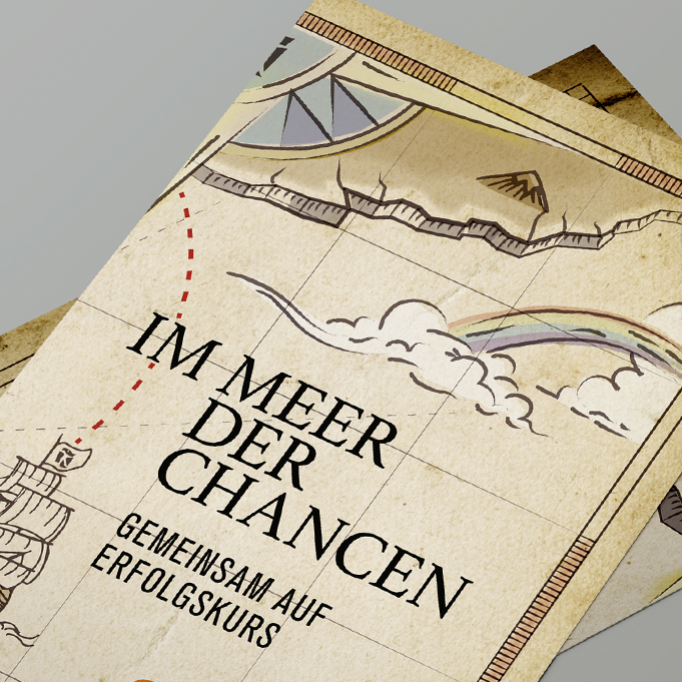 Neujahrskarte Merian Iselin Klinik Basel - print illustration 