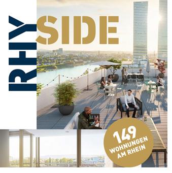 RhySide - print kampagnen branding immobilien 