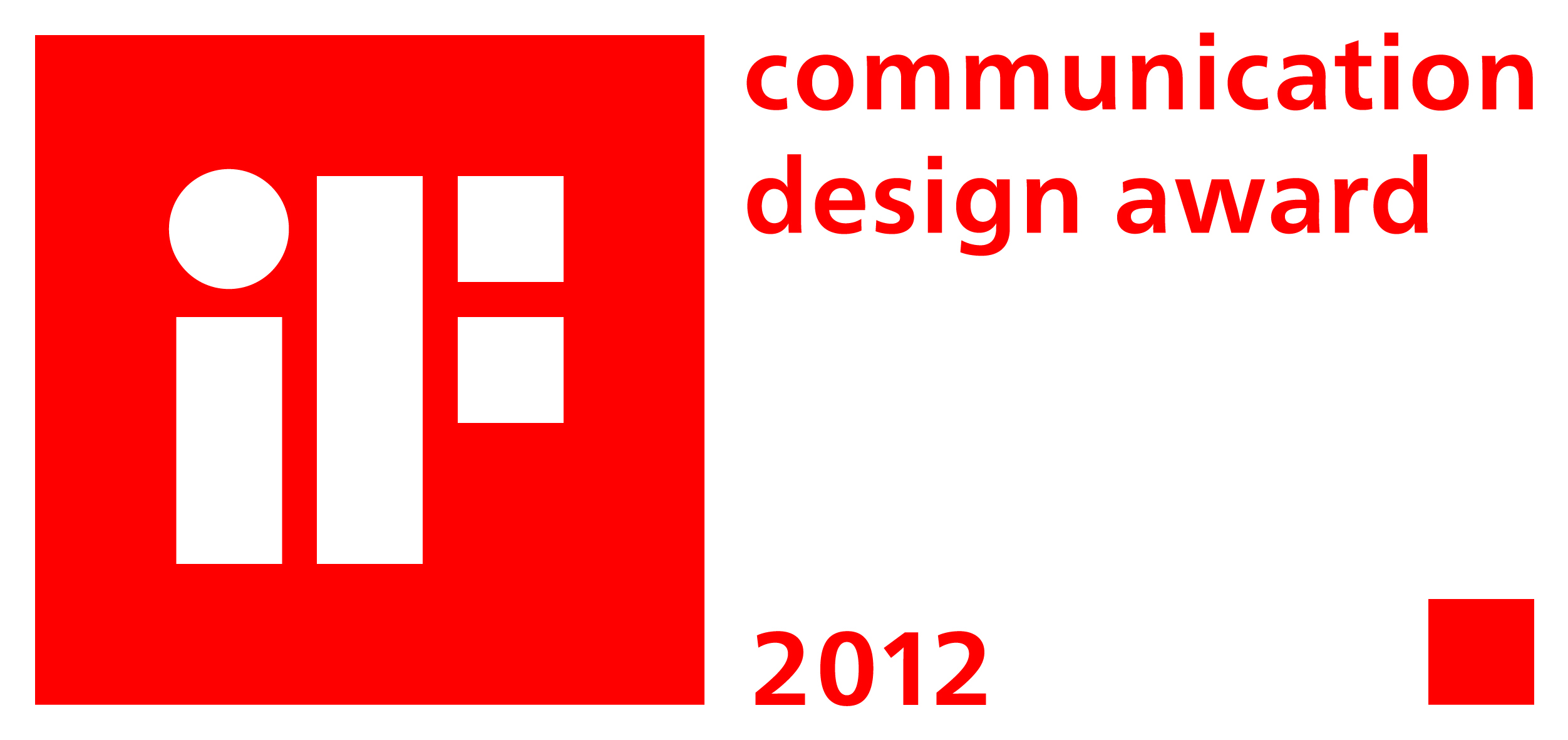 iF communication design award 2012