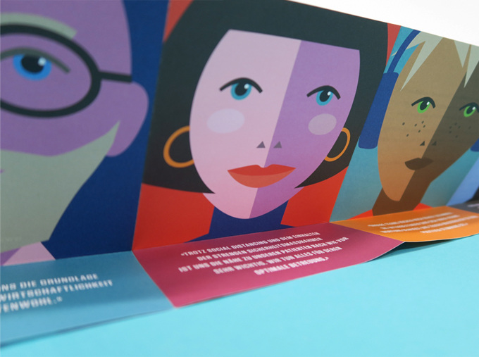 Neujahrskarte Merian Iselin Klinik Basel